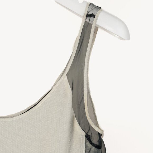 Helmut Lang SS/13 Sunburn & Black Colorblock Chroma Draped Dress - Picture 5 of 9